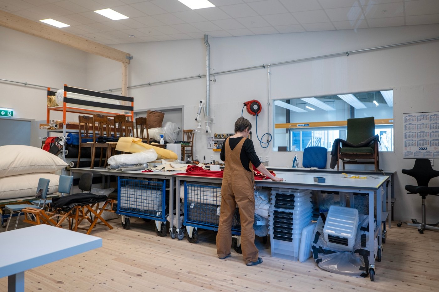 Møbeltapetsererverkstedet til DNS.